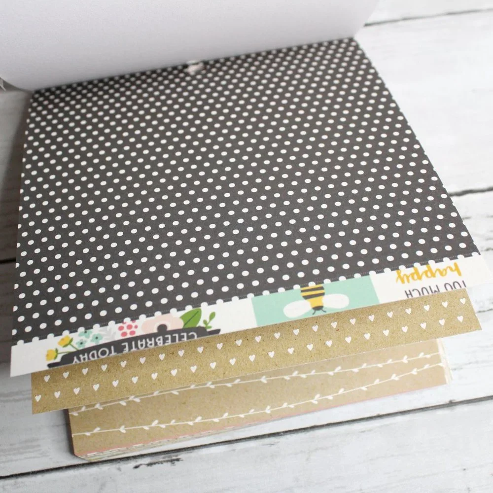 Pebbles Scrapbook Cardstock Paper Pad 6